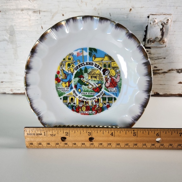 VTG Nashville Tennessee Opryland Porcelain Souvenir Ashtray- Collectible Ashtray - Picture 9 of 10